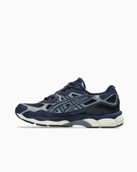 ASICS Gel-NYC Midnight Midnight 1203A383-401 SneakerMood Side view, toe pointing left