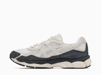 ASICS Gel-NYC White Smoke Grey 1203A383-111 SneakerMood Side view, toe pointing left