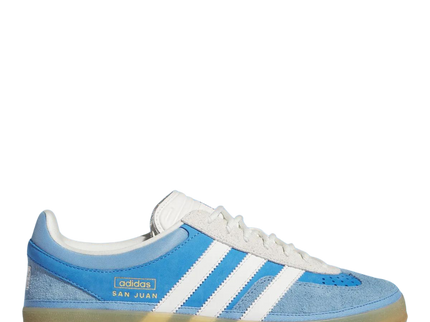 Adidas Bad Bunny x adidas Gazelle Indoor 'San Juan' IF9734 SneakerMood Side view toe pointing right