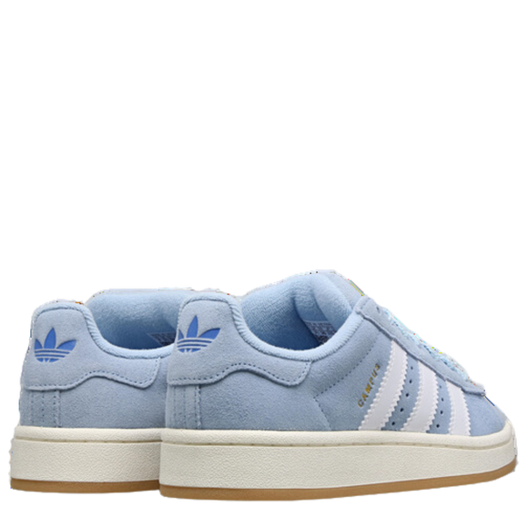 Adidas Campus 00's Clear Sky Blue Gold JI4651 SneakerMood Pair rear three-quarter view