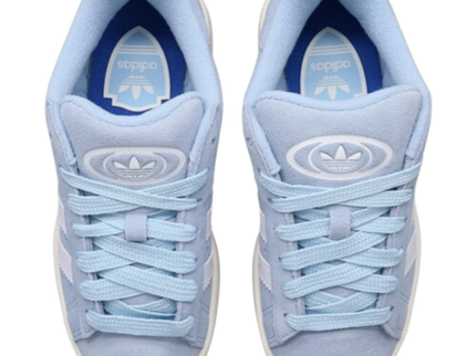 Adidas Campus 00's Clear Sky Blue Gold JI4651 SneakerMood Pair top view