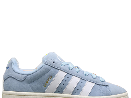 Adidas Campus 00's Clear Sky Blue Gold JI4651 SneakerMood Side view toe pointing right