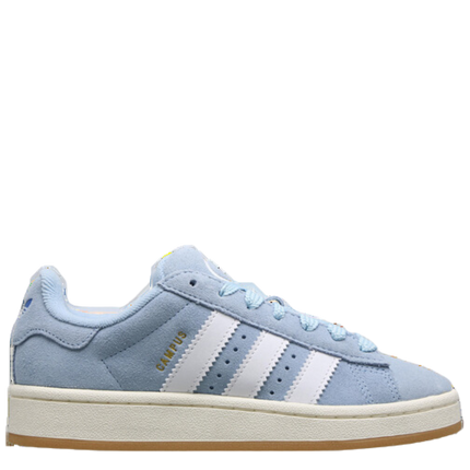 Adidas Campus 00's Clear Sky Blue Gold JI4651 SneakerMood Side view toe pointing right