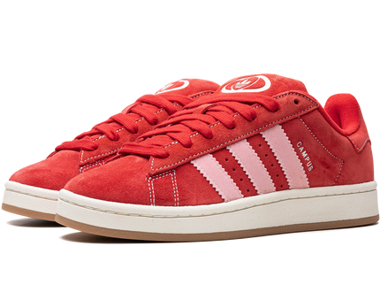 Adidas Campus 00s Better Scarlet Clear Pink H03477 SneakerMood Pair, front three-quarter view