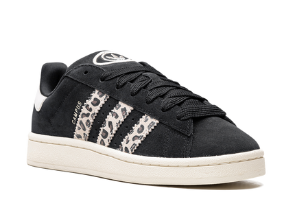 Adidas Campus 00s Black Leopard (Women's) ID7039 SneakerMood Front three-quarter view