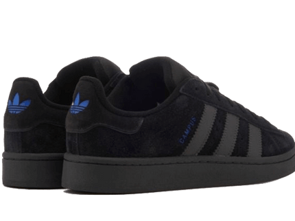 Adidas Campus 00s Core Black Lucid Blue ID2064 SneakerMood Pair, rear three-quarter view