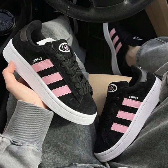 Adidas Campus 00s Core Black True Pink (Women's) ID3171 SneakerMood Handheld side view