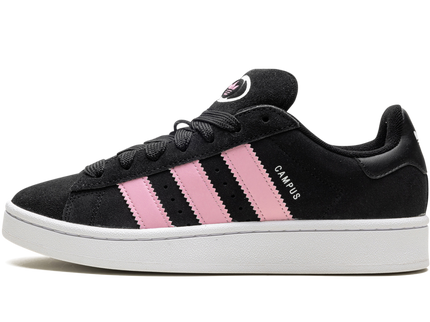 Adidas Campus 00s Core Black True Pink (Women's) ID3171 SneakerMood Side view, toe pointing left