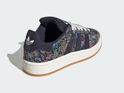 Adidas Campus 00s Liberty London Floral Embroidery (GS) JH7843 SneakerMood Rear three-quarter view