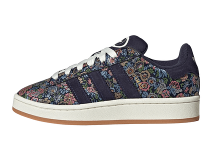 Adidas Campus 00s Liberty London Floral Embroidery (GS) JH7843 SneakerMood Side view, toe pointing left