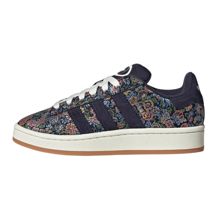 Adidas Campus 00s Liberty London Floral Embroidery (GS) JH7843 SneakerMood Side view, toe pointing left