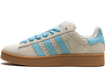 Adidas Campus 00s Putty Grey Preloved Blue IE5588 SneakerMood Side view, toe pointing left