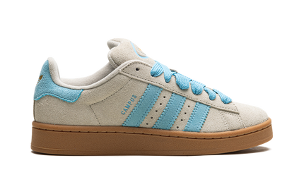 Adidas Campus 00s Putty Grey Preloved Blue IE5588 SneakerMood Side view, toe pointing right
