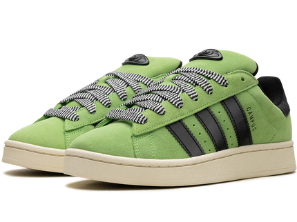 Adidas Campus 00s Solar Green (Women's) HQ4409 SneakerMood Pair, front three-quarter view