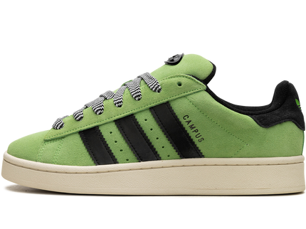 Adidas Campus 00s Solar Green (Women's) HQ4409 SneakerMood Side view, toe pointing left