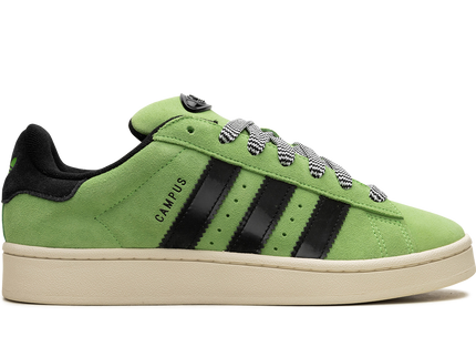 Adidas Campus 00s Solar Green (Women's) HQ4409 SneakerMood Side view, toe pointing right