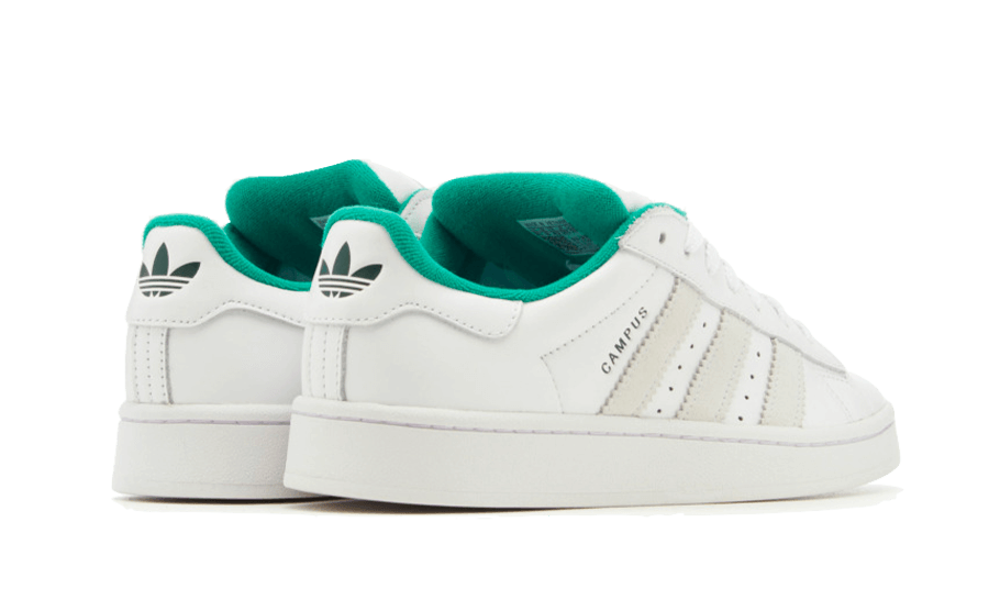 Adidas Campus 00s White Semi Court Green ID2067 SneakerMood Pair, rear three-quarter view