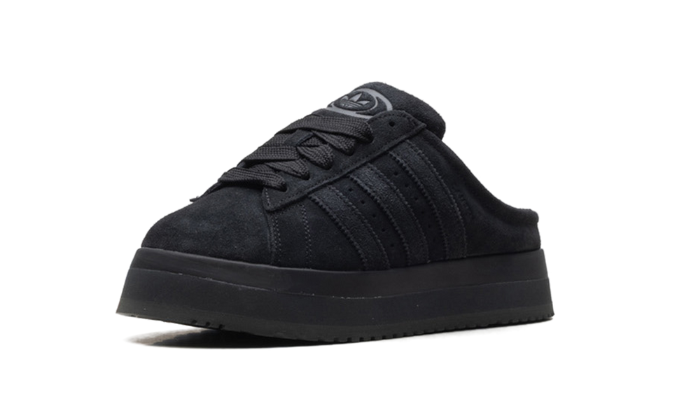Adidas Campus 00s Winter Low Black Carbon (Women's) JR3733 SneakerMood Front three-quarter view