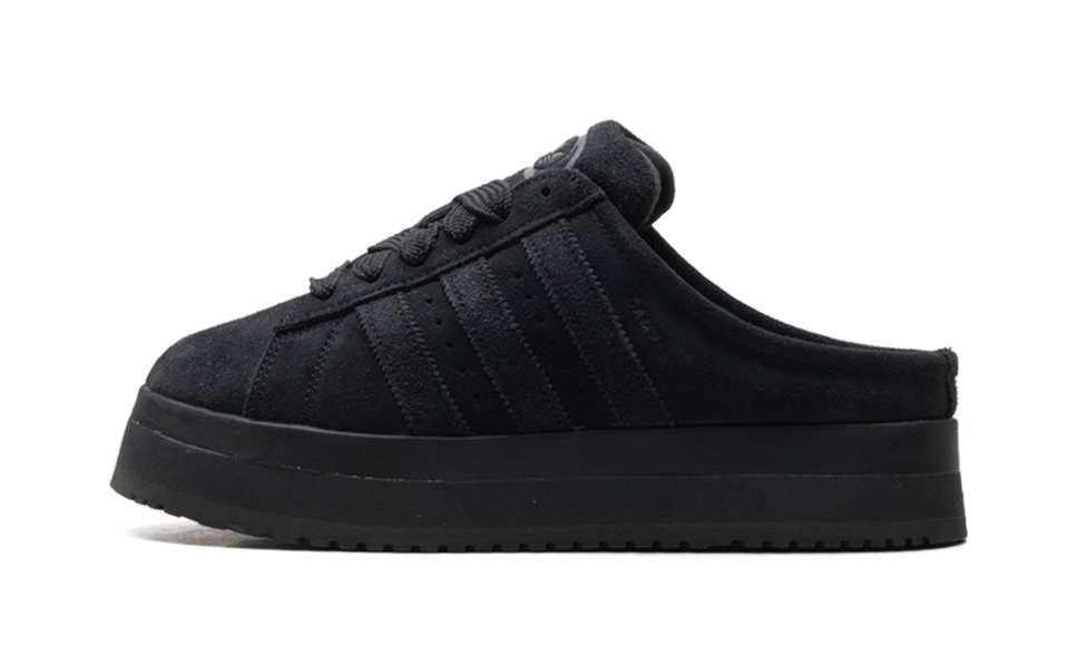 Adidas Campus 00s Winter Low Black Carbon (Women's) JR3733 SneakerMood Side view, toe pointing left