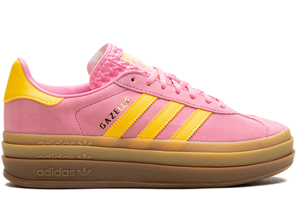 Adidas Gazelle Bold Bliss Pink Spark (Women's) IF4498 SneakerMood Side view, toe pointing right