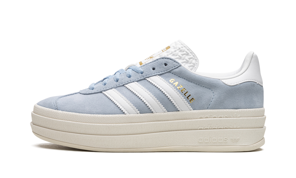 Adidas Gazelle Bold Clear Sky (Women's) ID6991 SneakerMood Side view, toe pointing left
