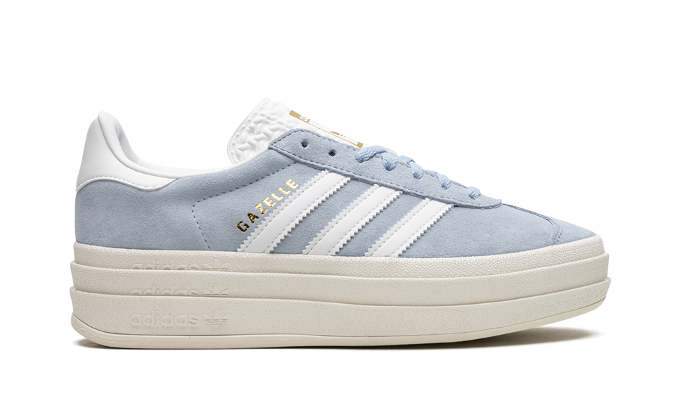 Adidas Gazelle Bold Clear Sky (Women's) ID6991 SneakerMood Side view, toe pointing right