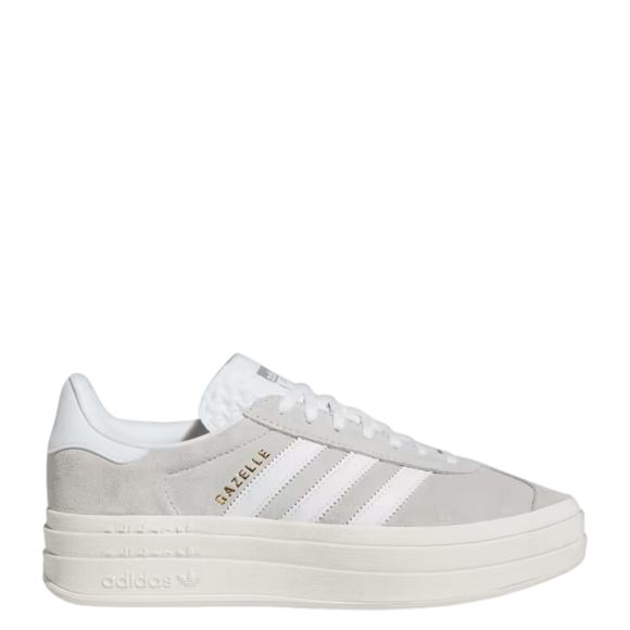 Adidas Gazelle Bold Grijs HQ6893 SneakerMood Side view toe pointing right