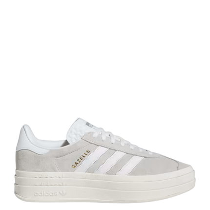 Adidas Gazelle Bold Grijs HQ6893 SneakerMood Side view toe pointing right