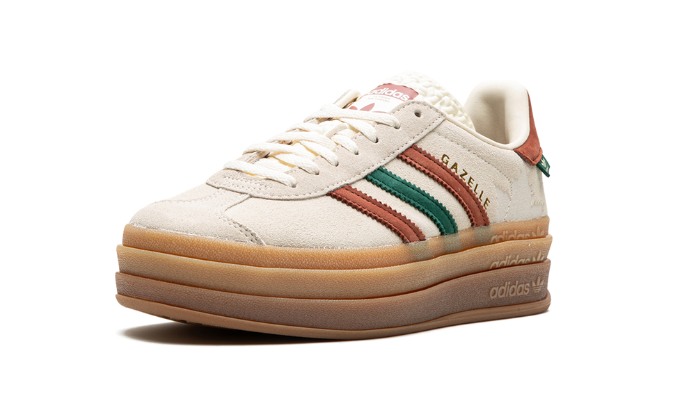 Adidas Gazelle Bold Maple Leaf (Women's) IG3685 SneakerMood Front three-quarter view
