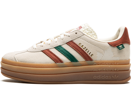 Adidas Gazelle Bold Maple Leaf (Women's) IG3685 SneakerMood Side view, toe pointing left