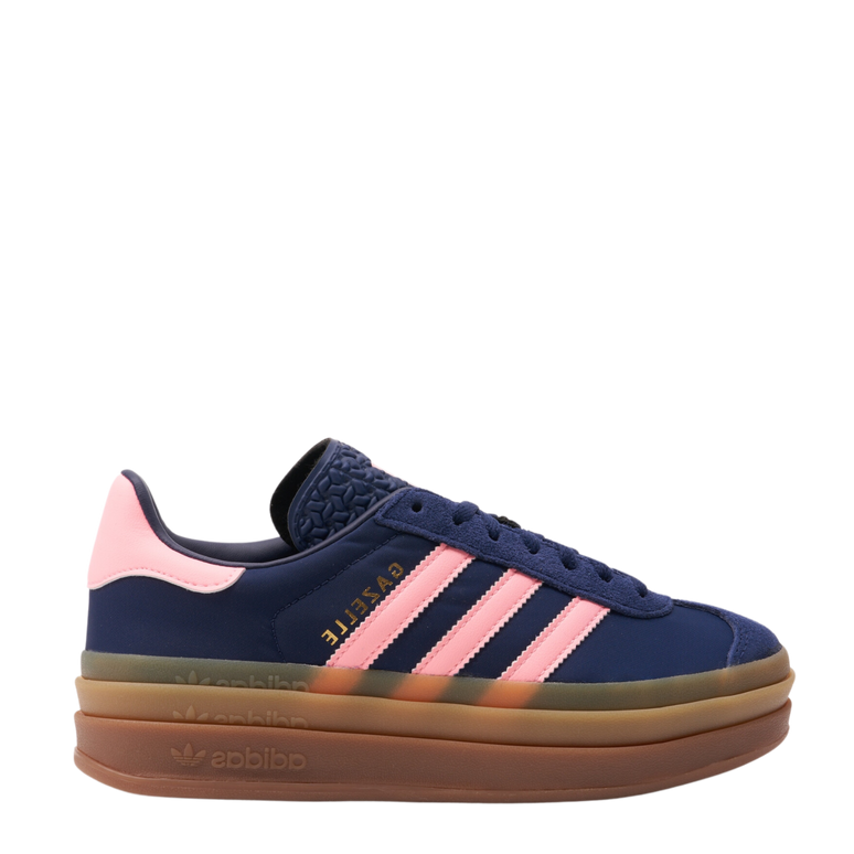 Adidas Gazelle Bold 'Pink Spark' IG4390 SneakerMood Side view toe pointing right