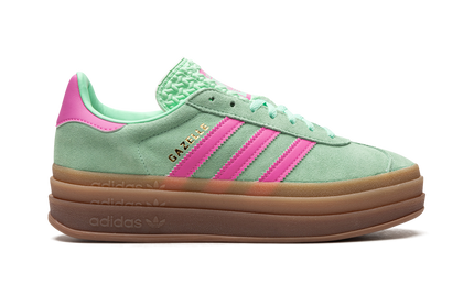 Adidas Gazelle Bold Pulse Mint Pink (Women's) H06125 SneakerMood Side view, toe pointing right