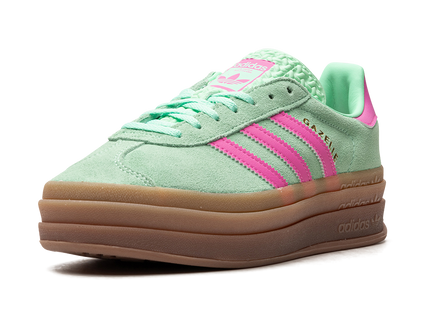 Adidas Gazelle Bold Pulse Mint Pink (Women's) H06125 SneakerMood Front three-quarter view