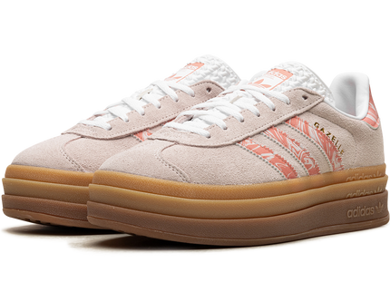 Adidas Gazelle Bold Putty Mauve (Women's) ID3739 SneakerMood Pair, front three-quarter view