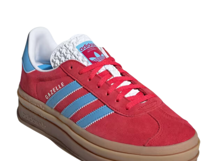 Adidas Gazelle Bold "Semi Blue" WMNS IE0421 SneakerMood Front three-quarter view