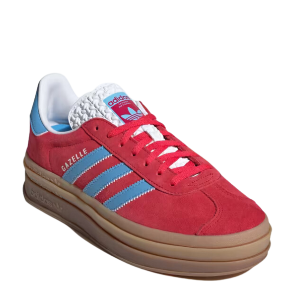Adidas Gazelle Bold "Semi Blue" WMNS IE0421 SneakerMood Front three-quarter view