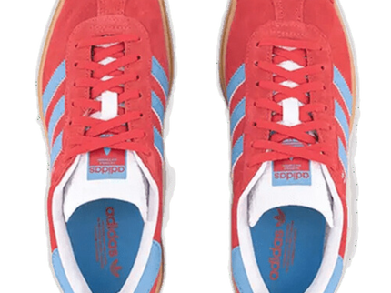 Adidas Gazelle Bold "Semi Blue" WMNS IE0421 SneakerMood Pair top view