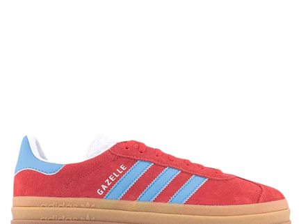 Adidas Gazelle Bold "Semi Blue" WMNS IE0421 SneakerMood Side view toe pointing right