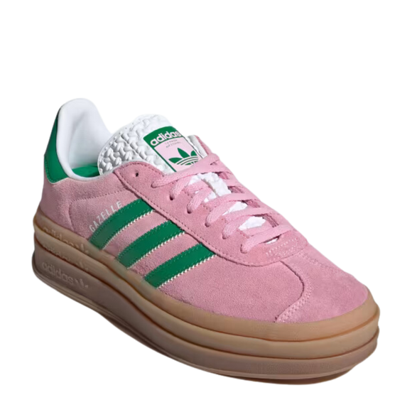 Adidas Gazelle Bold "True Pink" WMNS IE0420 SneakerMood Front three-quarter view
