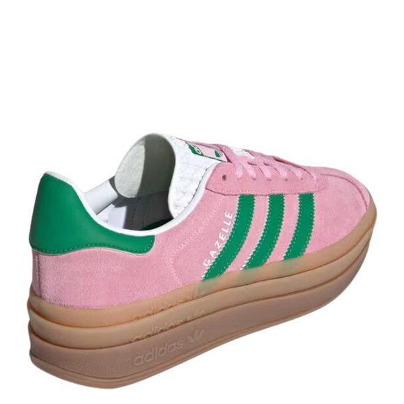 Adidas Gazelle Bold "True Pink" WMNS IE0420 SneakerMood Rear three-quarter view