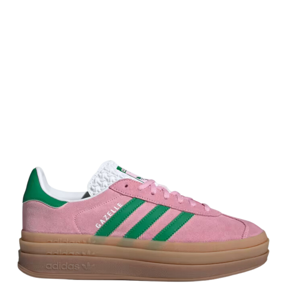 Adidas Gazelle Bold "True Pink" WMNS IE0420 SneakerMood Side view toe pointing right