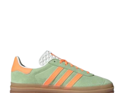 Adidas Gazelle Bold W Semi Green Spark IH7495 SneakerMood Side view toe pointing right