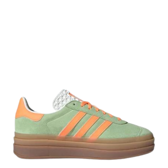 Adidas Gazelle Bold W Semi Green Spark IH7495 SneakerMood Side view toe pointing right
