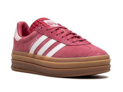 Adidas Gazelle Bold Wild Pink (Womens) ID6997 SneakerMood Front three-quarter view