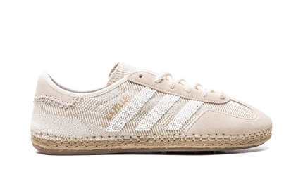 Adidas Gazelle CLOT Halo Ivory IH3144 SneakerMood Side view, toe pointing right