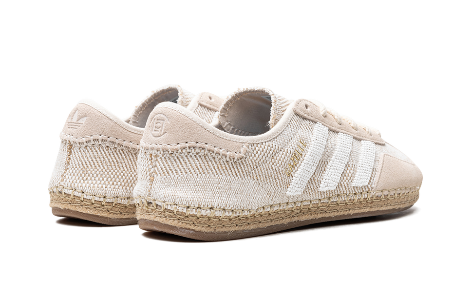 Adidas Gazelle CLOT Halo Ivory IH3144 SneakerMood Pair, rear three-quarter view