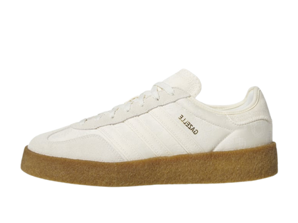 Adidas Gazelle Crepe CLOT By Edison Chen Crew White JR5410 SneakerMood Side view, toe pointing left
