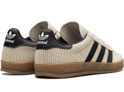 Adidas Gazelle Indoor Aluminum Core Black IH4769 SneakerMood Pair, rear three-quarter view