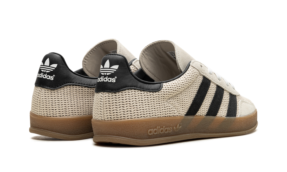 Adidas Gazelle Indoor Aluminum Core Black IH4769 SneakerMood Pair, rear three-quarter view
