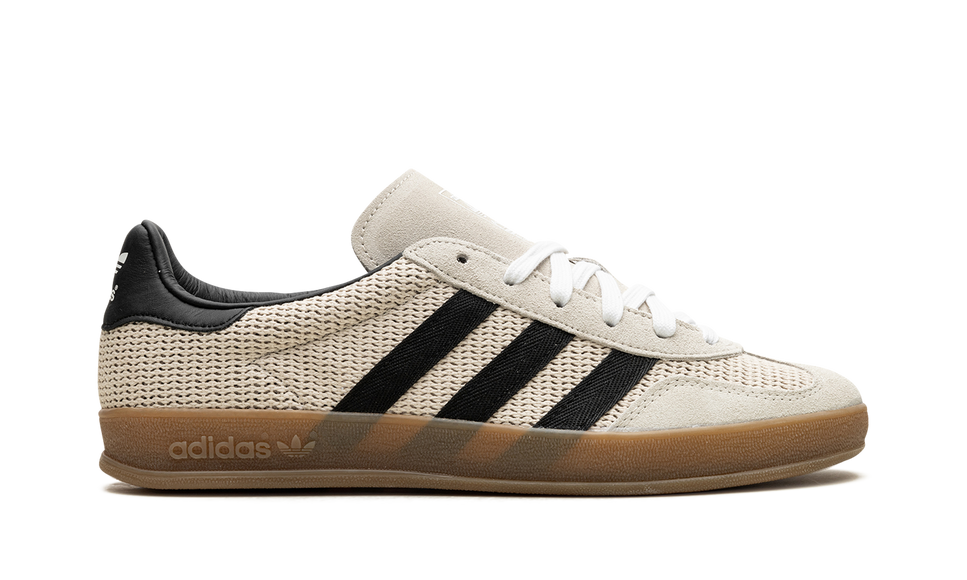 Adidas Gazelle Indoor Aluminum Core Black IH4769 SneakerMood Side view, toe pointing right